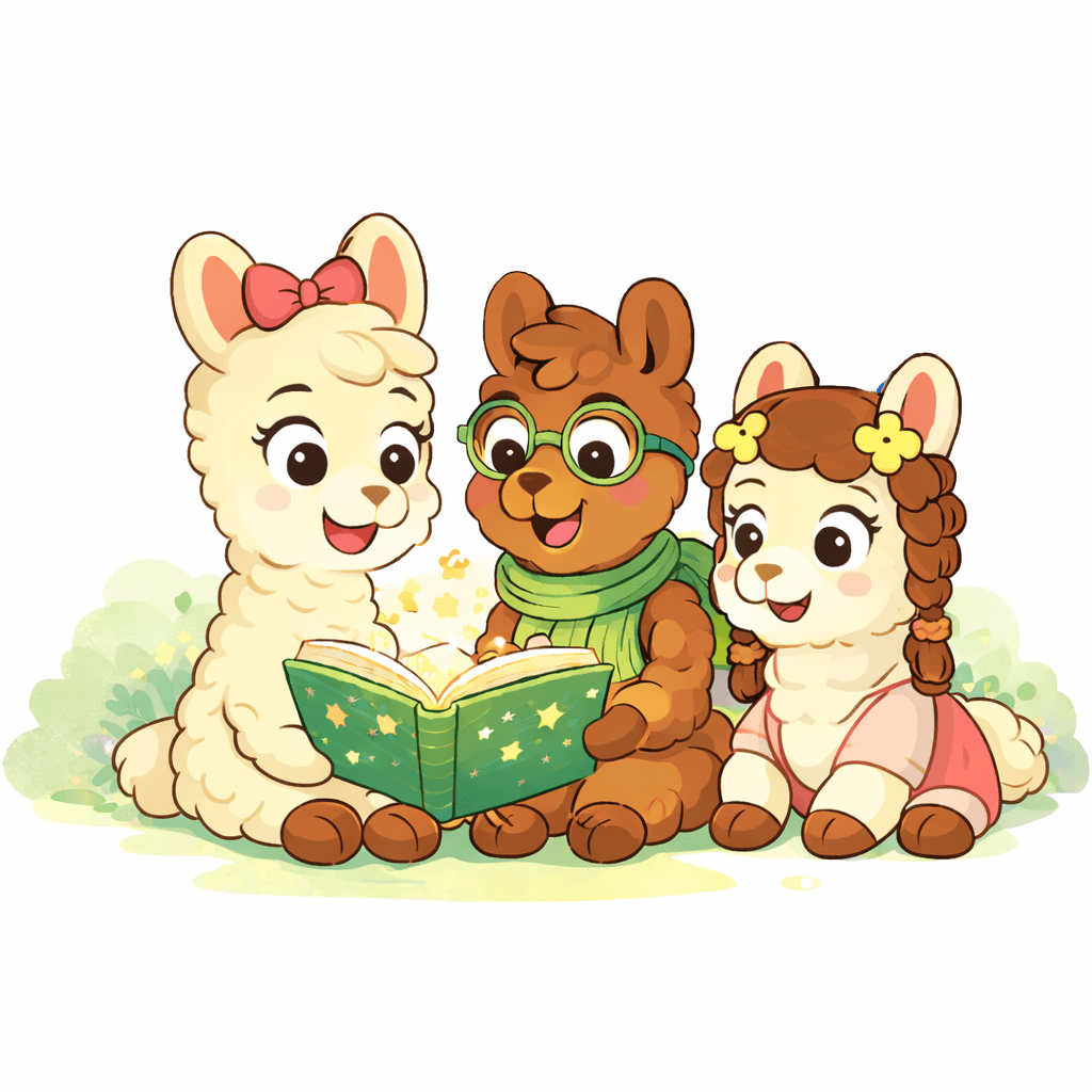 Алма и Пако четат книга заедно